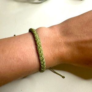 Braided Green Pura Vida Bracelet
